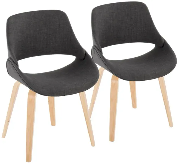 Fabrico - Mid-Century Modern Style Dining Chair (Set of 2)