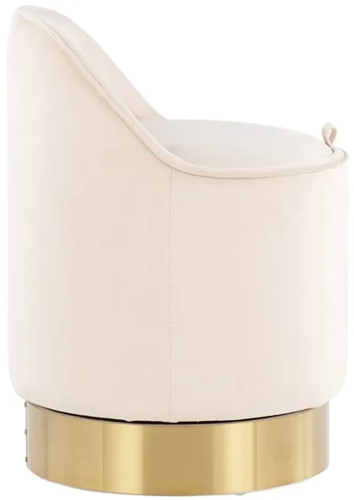 Marla - Contemporary / Glam Vanity Stool