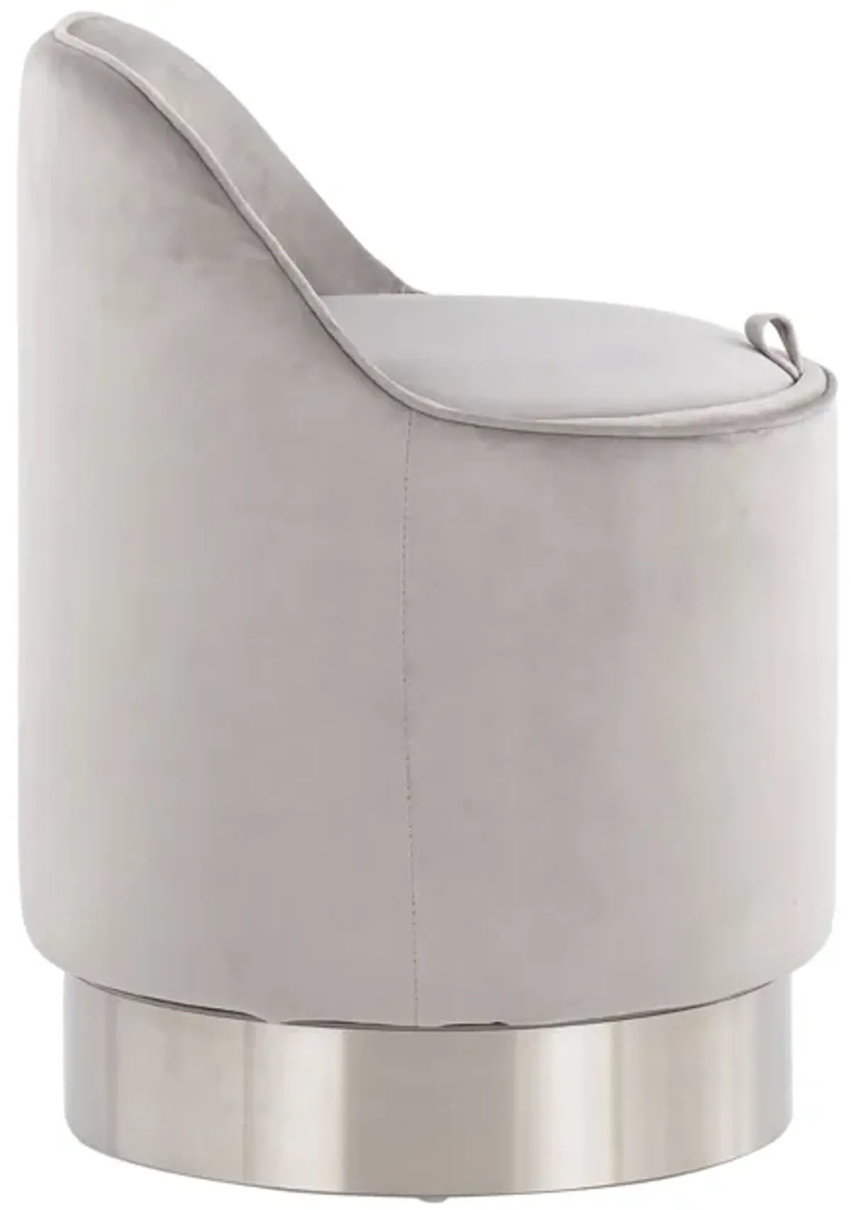 Marla - Contemporary / Glam Vanity Stool