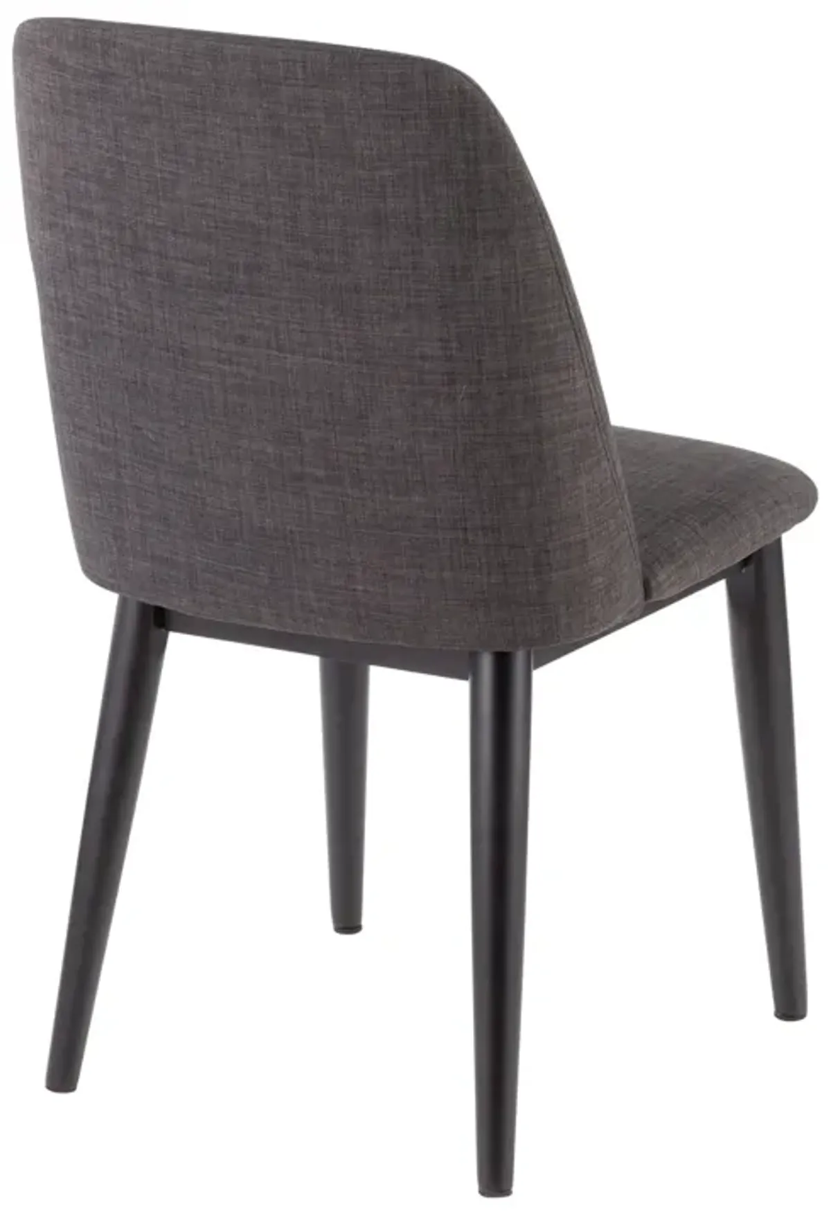 Tintori - Contemporary Dining Chair (Set of 2) - Charcoal