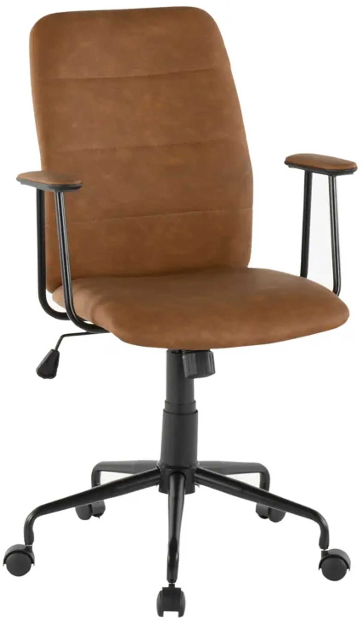 Fredrick - Contemporary Office Chair - Brown