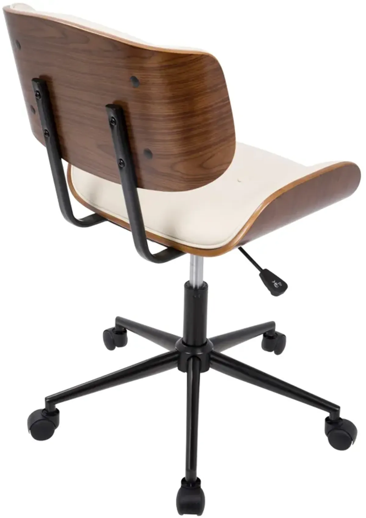 Lombardi - Mid Century Modern Adjustable Office Chair With Swivel