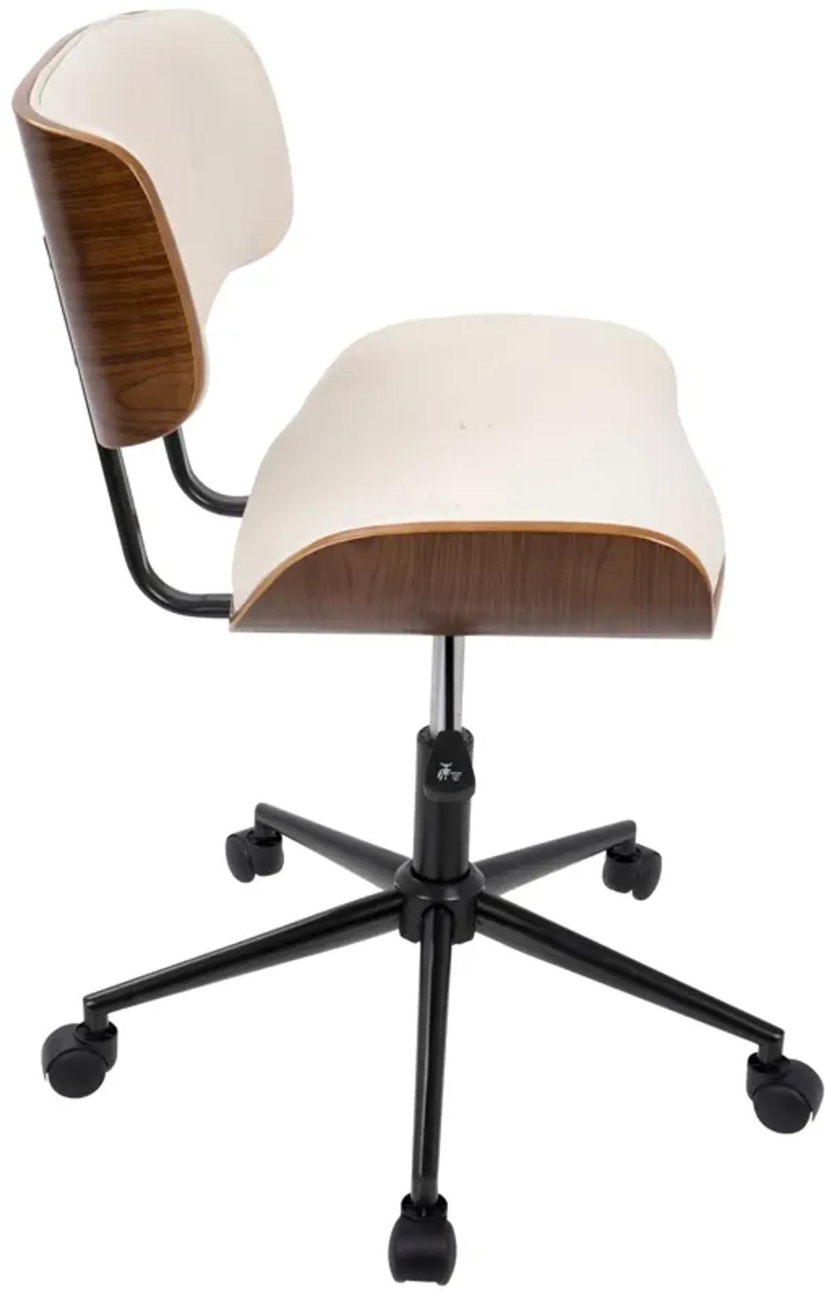 Lombardi - Mid Century Modern Adjustable Office Chair With Swivel