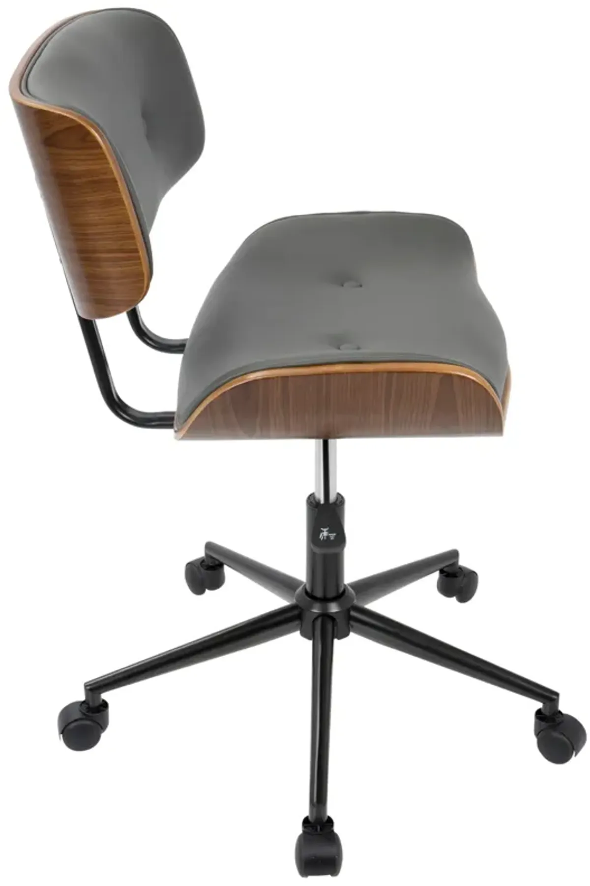 Lombardi - Mid Century Modern Adjustable Office Chair With Swivel