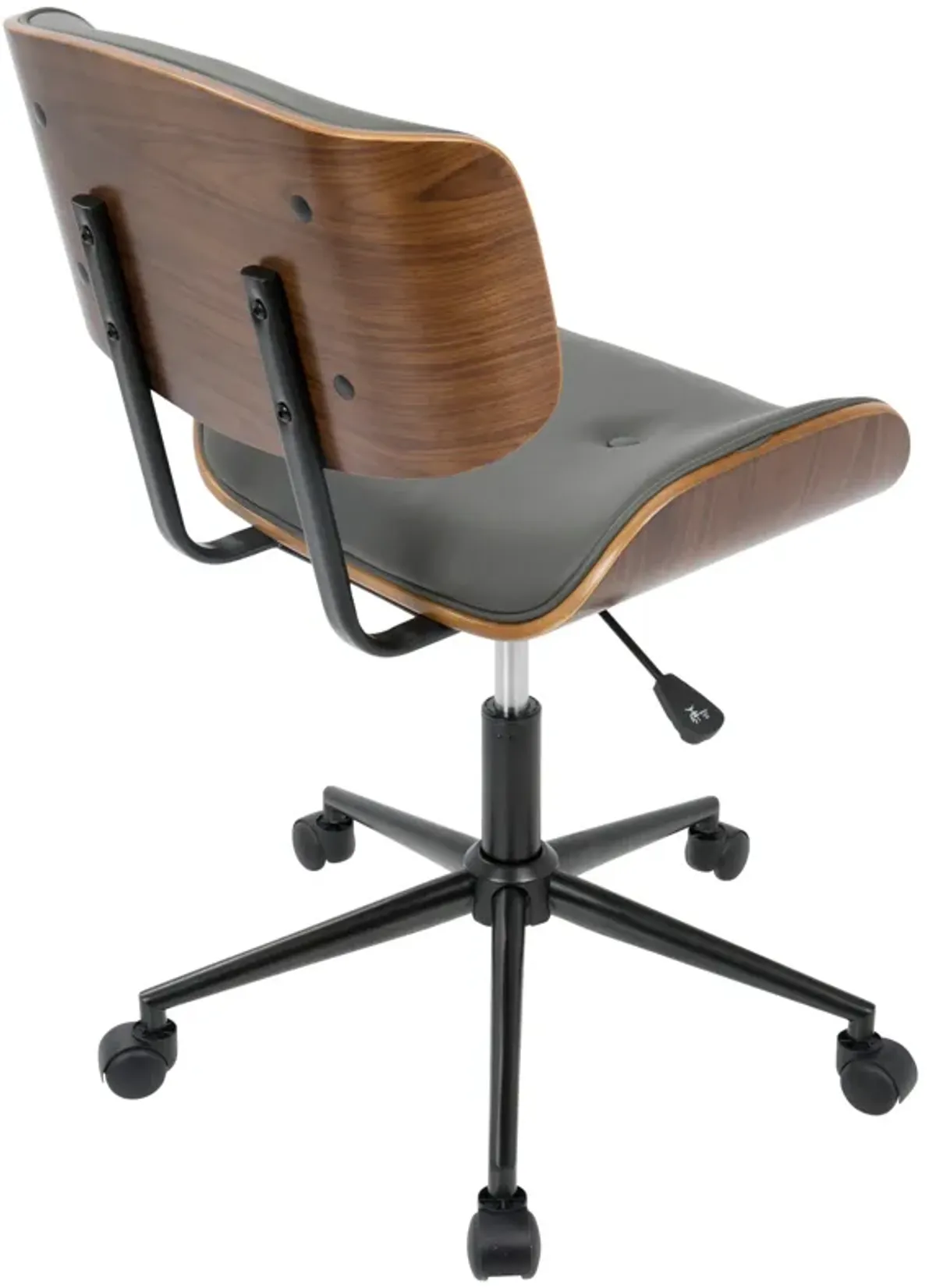 Lombardi - Mid Century Modern Adjustable Office Chair With Swivel