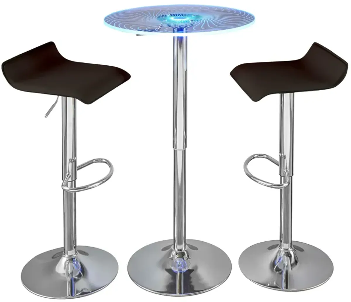 Spyra Ale - 3 Piece Contemporary Adjustable Bar With Up Set