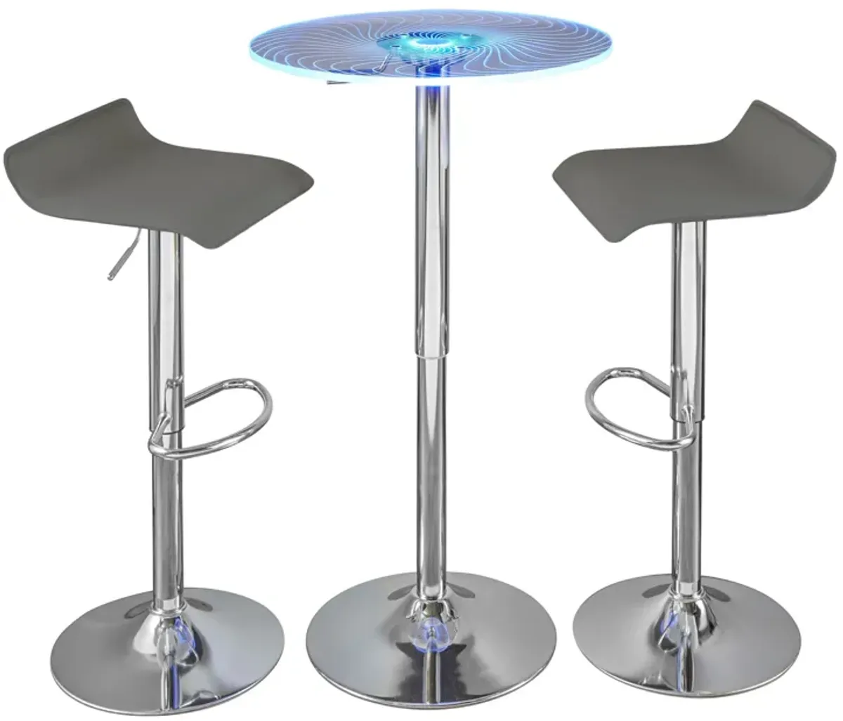 Spyra Ale - 3 Piece Contemporary Adjustable Bar With Up Set