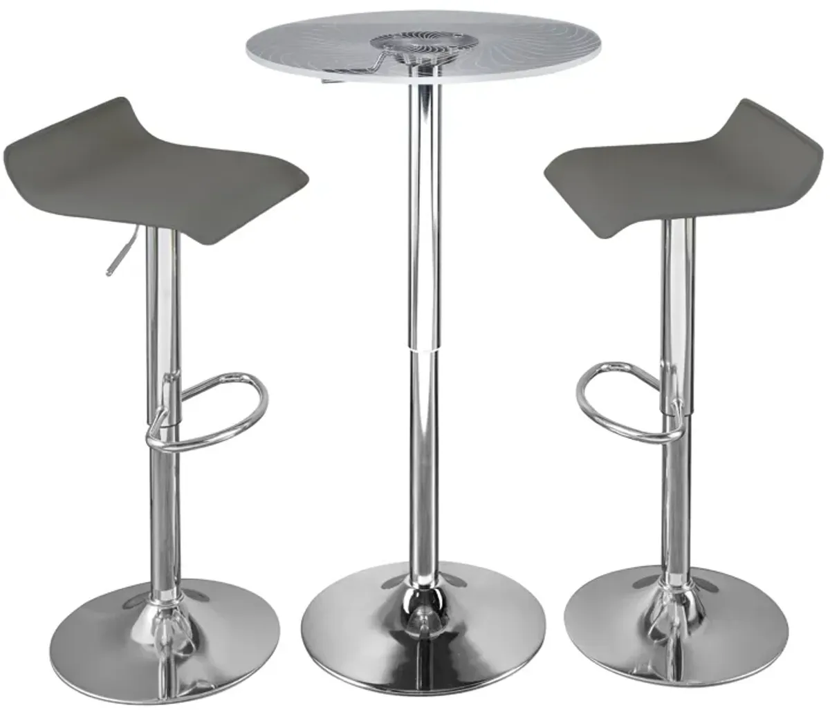 Spyra Ale - 3 Piece Contemporary Adjustable Bar With Up Set