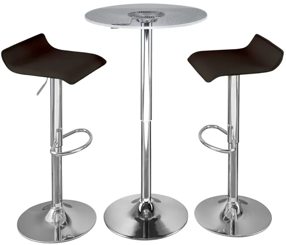 Spyra Ale - 3 Piece Contemporary Adjustable Bar With Up Set