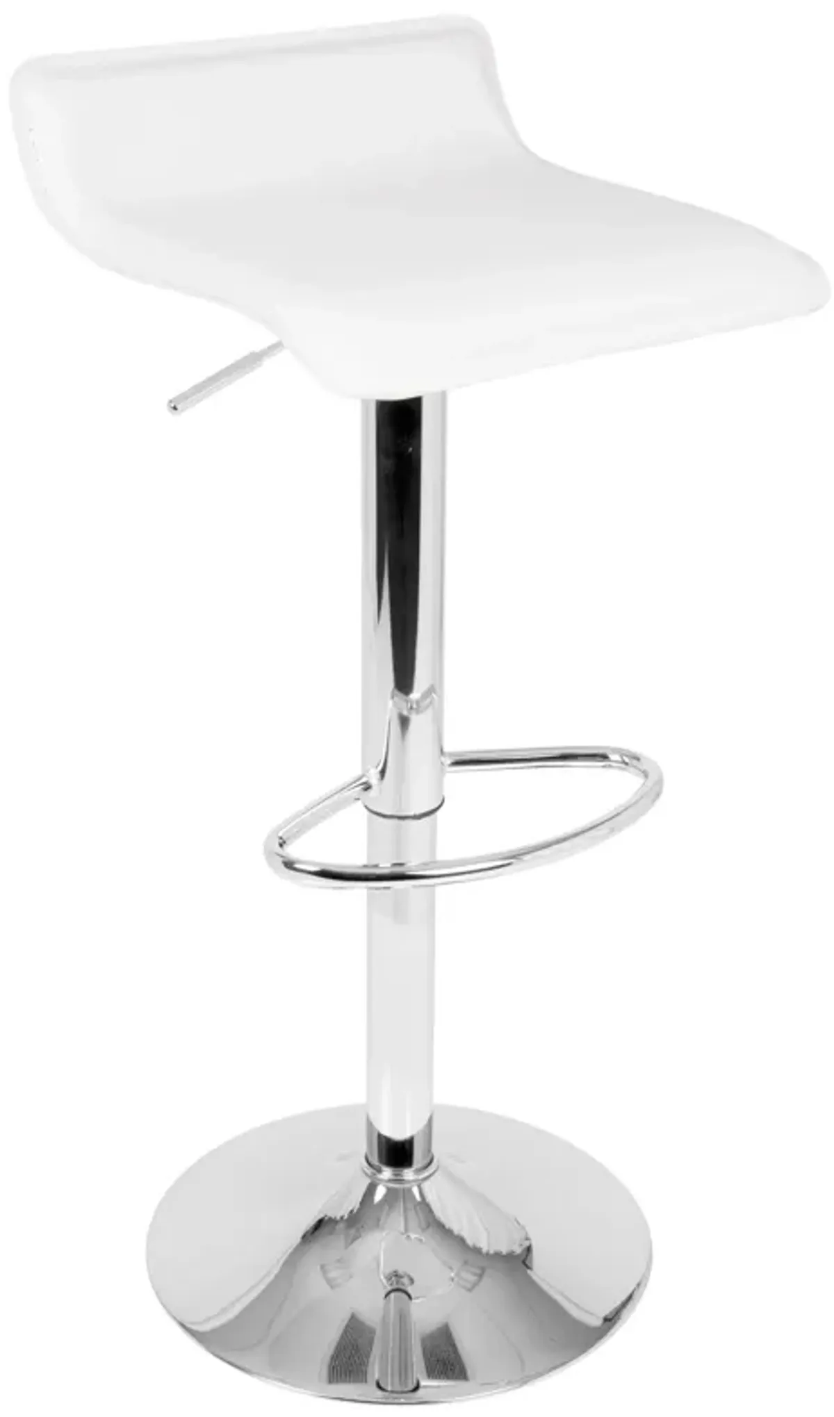 Ale - 3 Piece Bar Set Bistro Round Contemporary Adjustable Oval Footrest