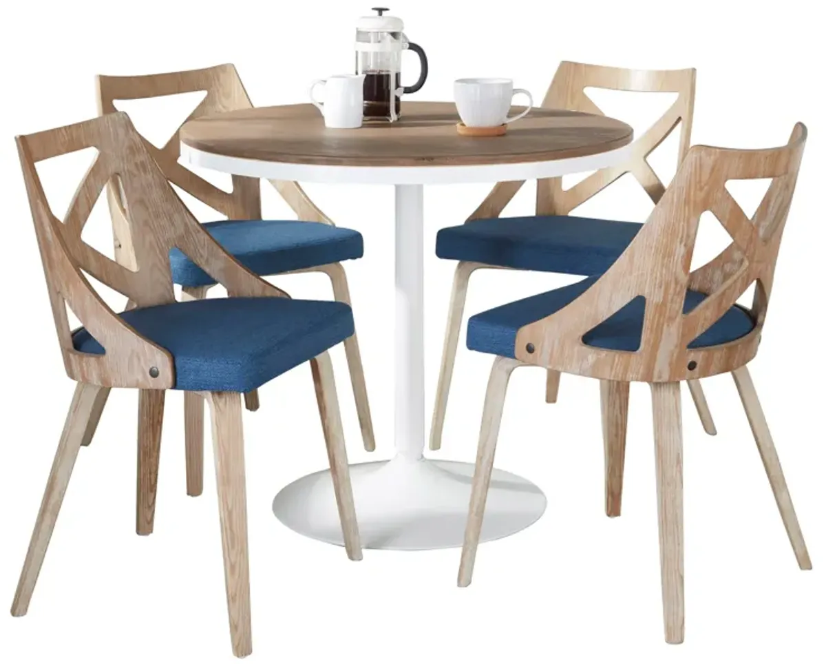 Dakota Charlotte - 5 Piece Dining Set Contemporary