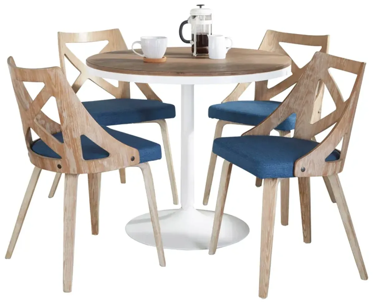 Dakota Charlotte - 5 Piece Dining Set Contemporary