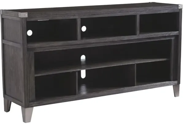 Todoe - Gray - LG TV Stand w/Fireplace Option