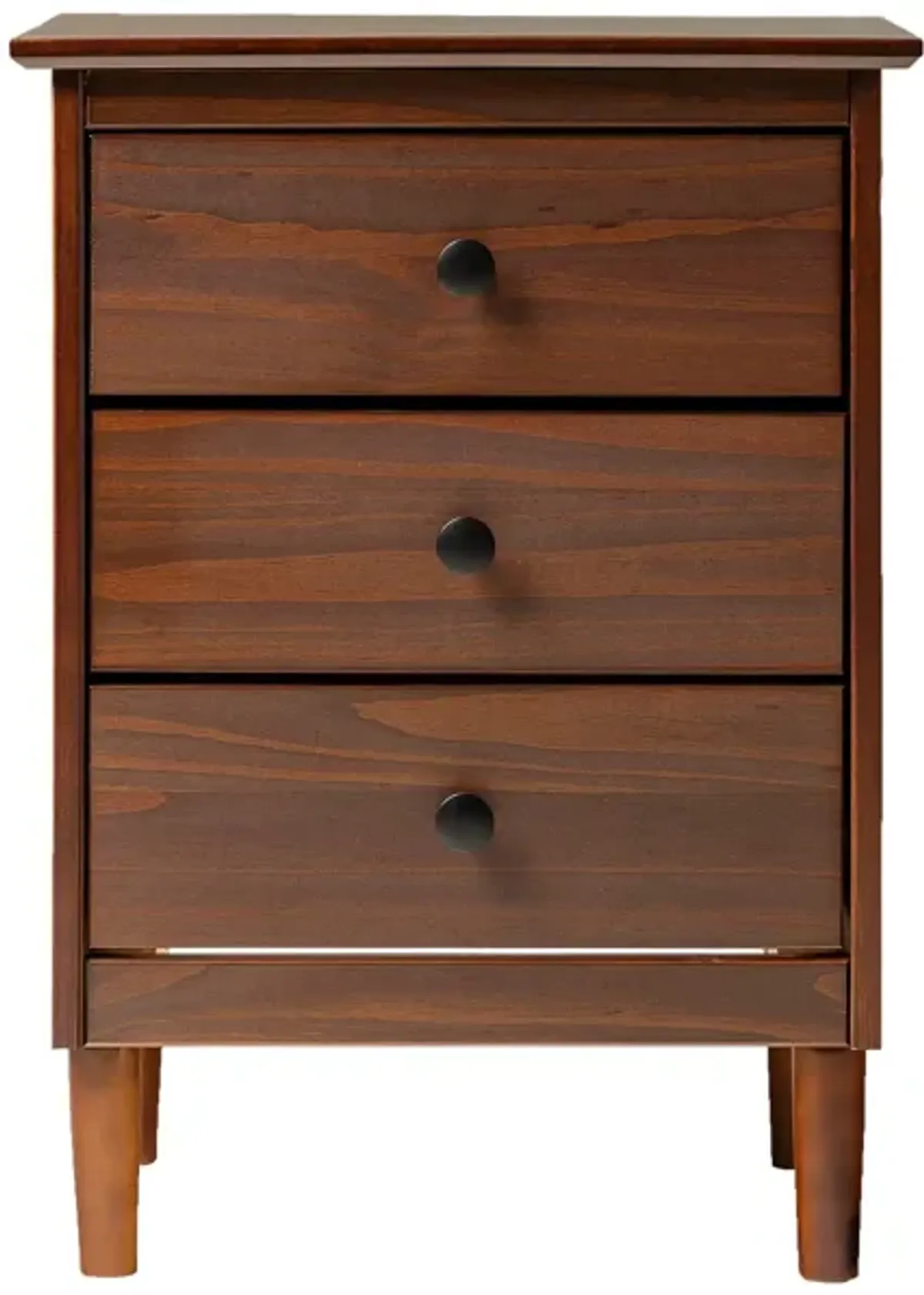 Classic 3 Drawer Solid Wood Nightstand