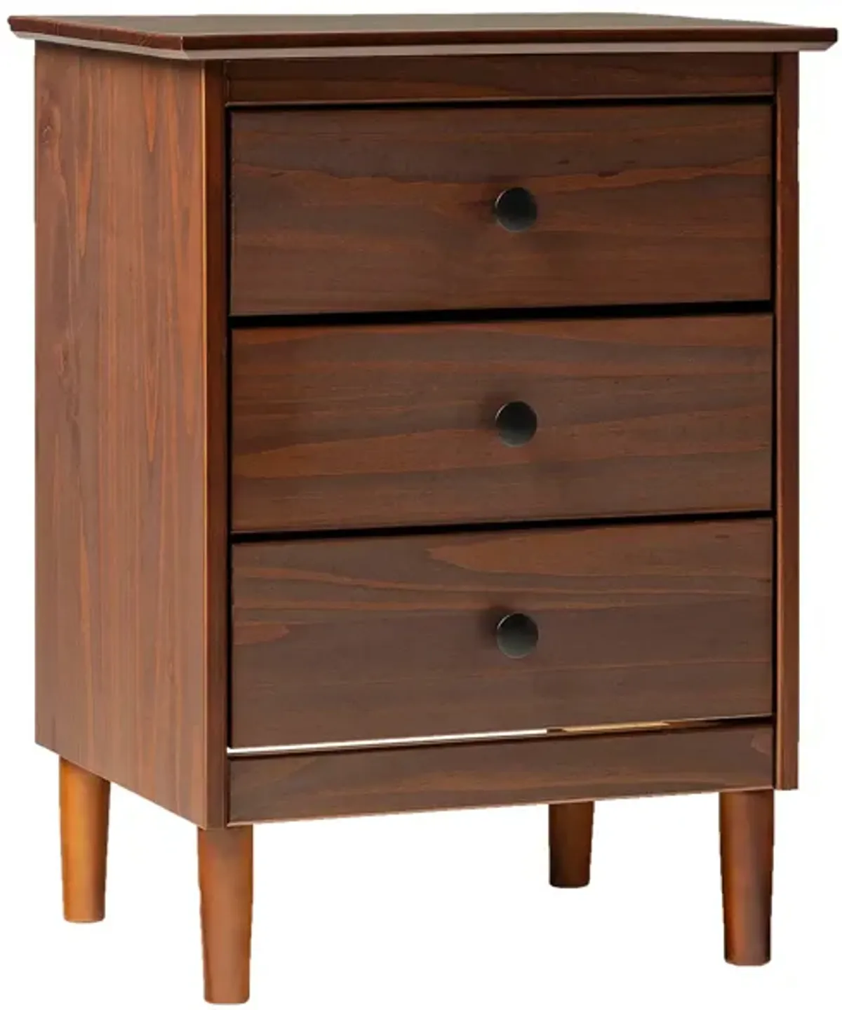 Classic 3 Drawer Solid Wood Nightstand