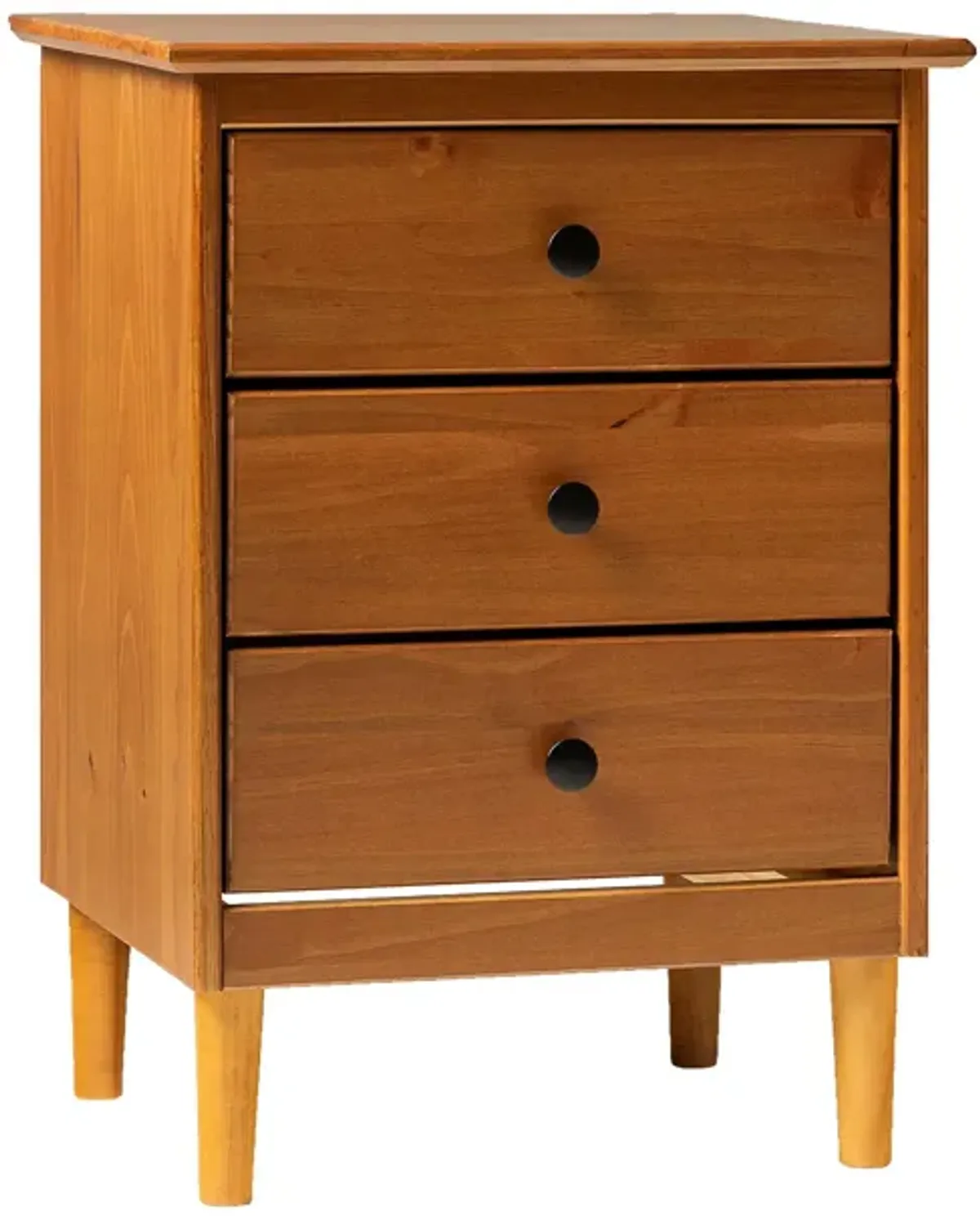 Classic 3 Drawer Solid Wood Nightstand