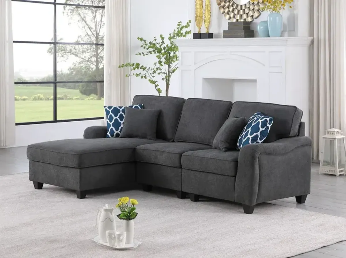 Leo - Linen Sectional Sofa