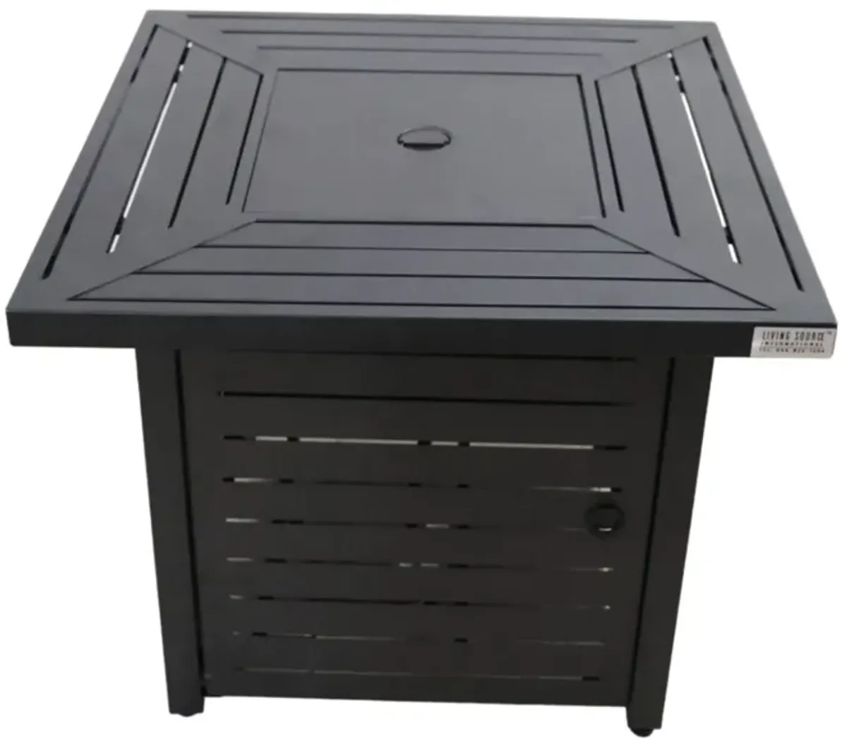 Propane / Gas Fire Pit Table - Black