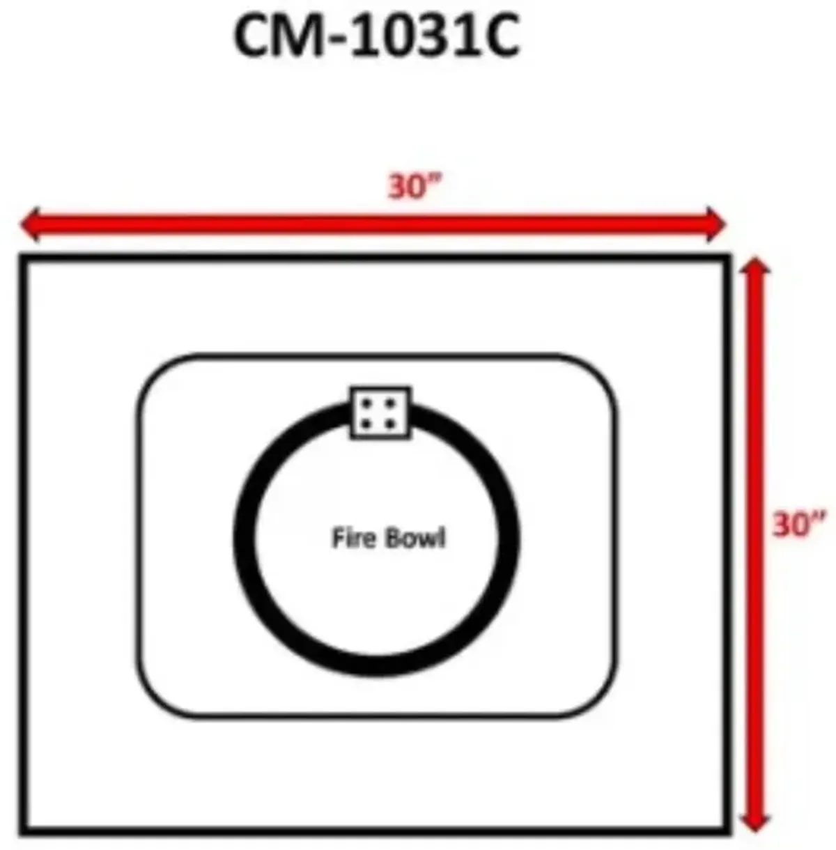 Outdoor Fire Pit - Gray