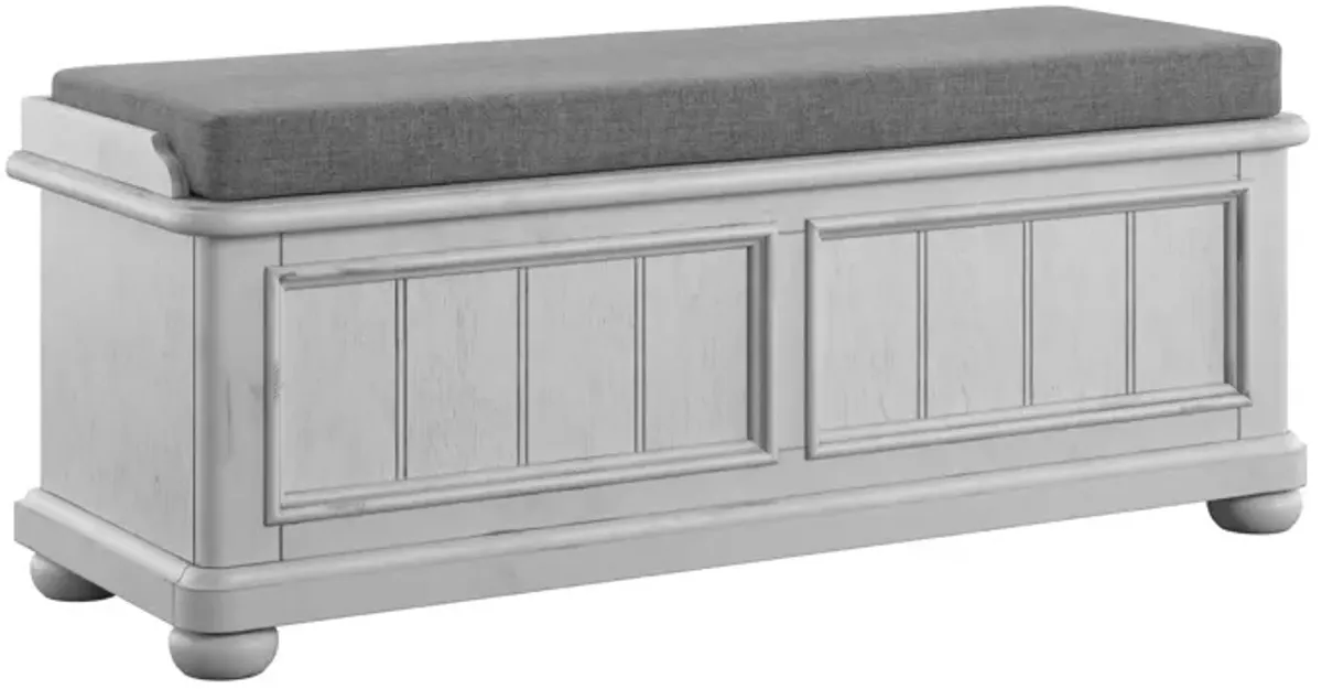 Mariano - Storage Bench - Gray