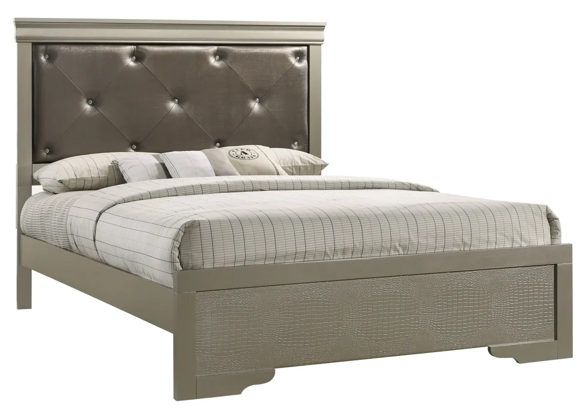 Chic Elegantly Designed Transitional Bed