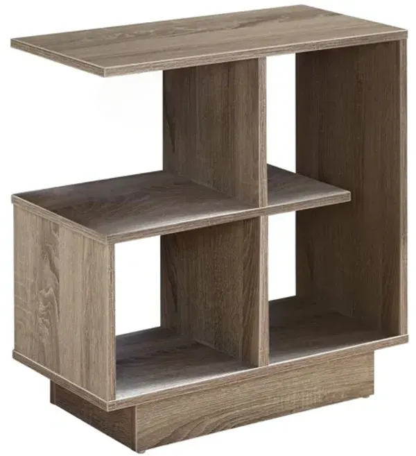 Accent Side Table, Narrow, Small, 3 Tier, Contemporary & Modern