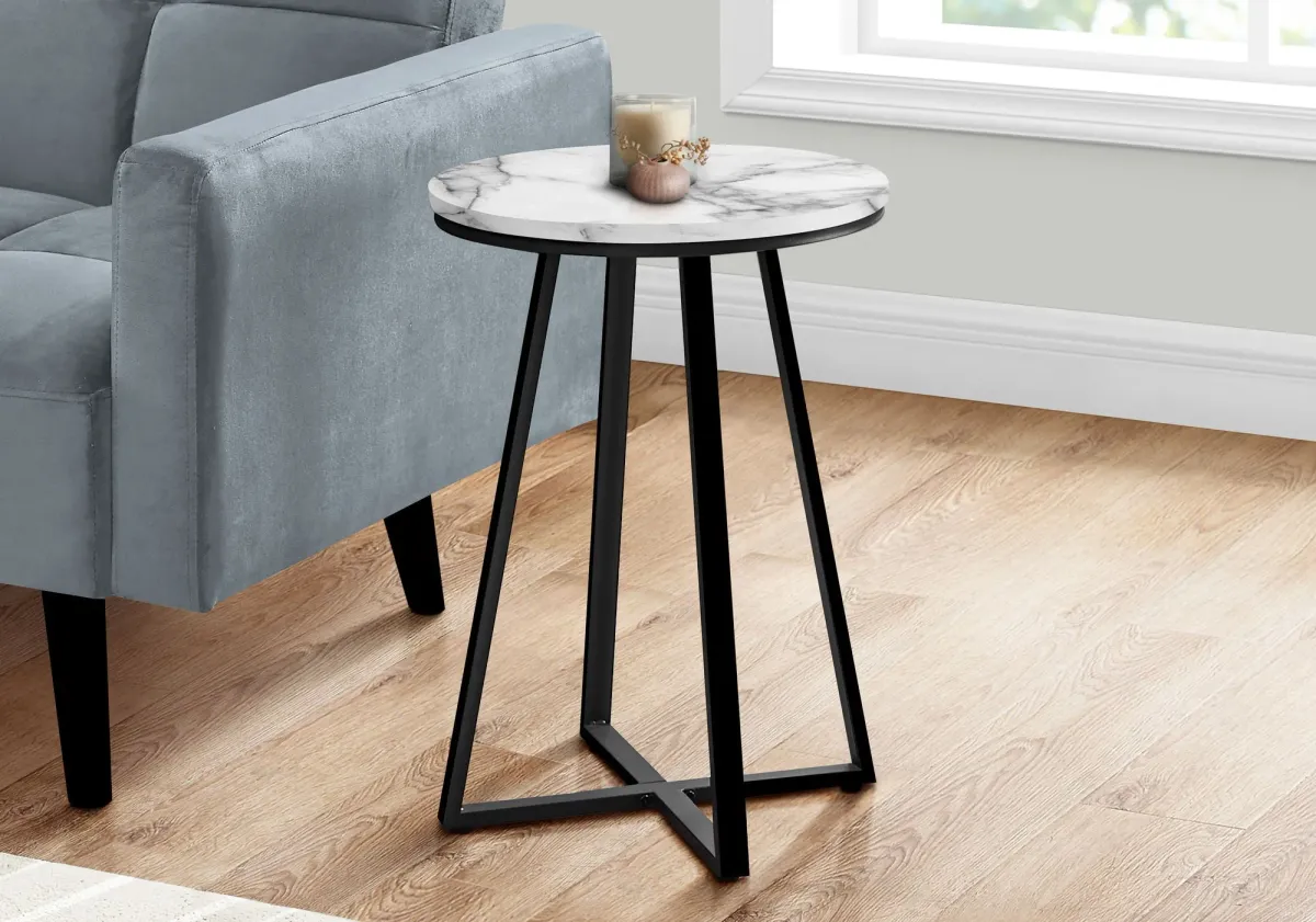 Accent Table, Side, Round Contemporary & Modern Modern Design