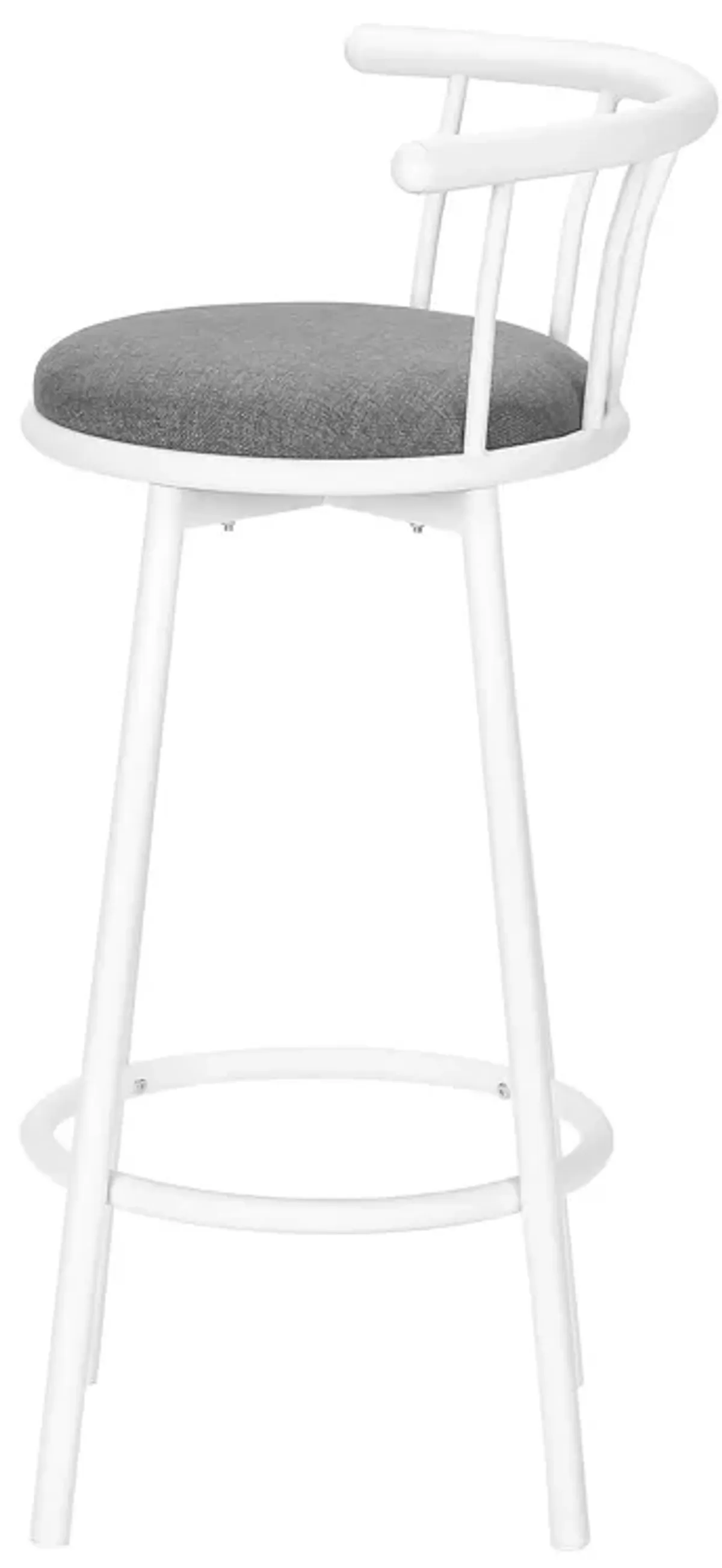 Swivel Stool Bar Height, Stylish Design Contemporary & Modern (Set of 2)