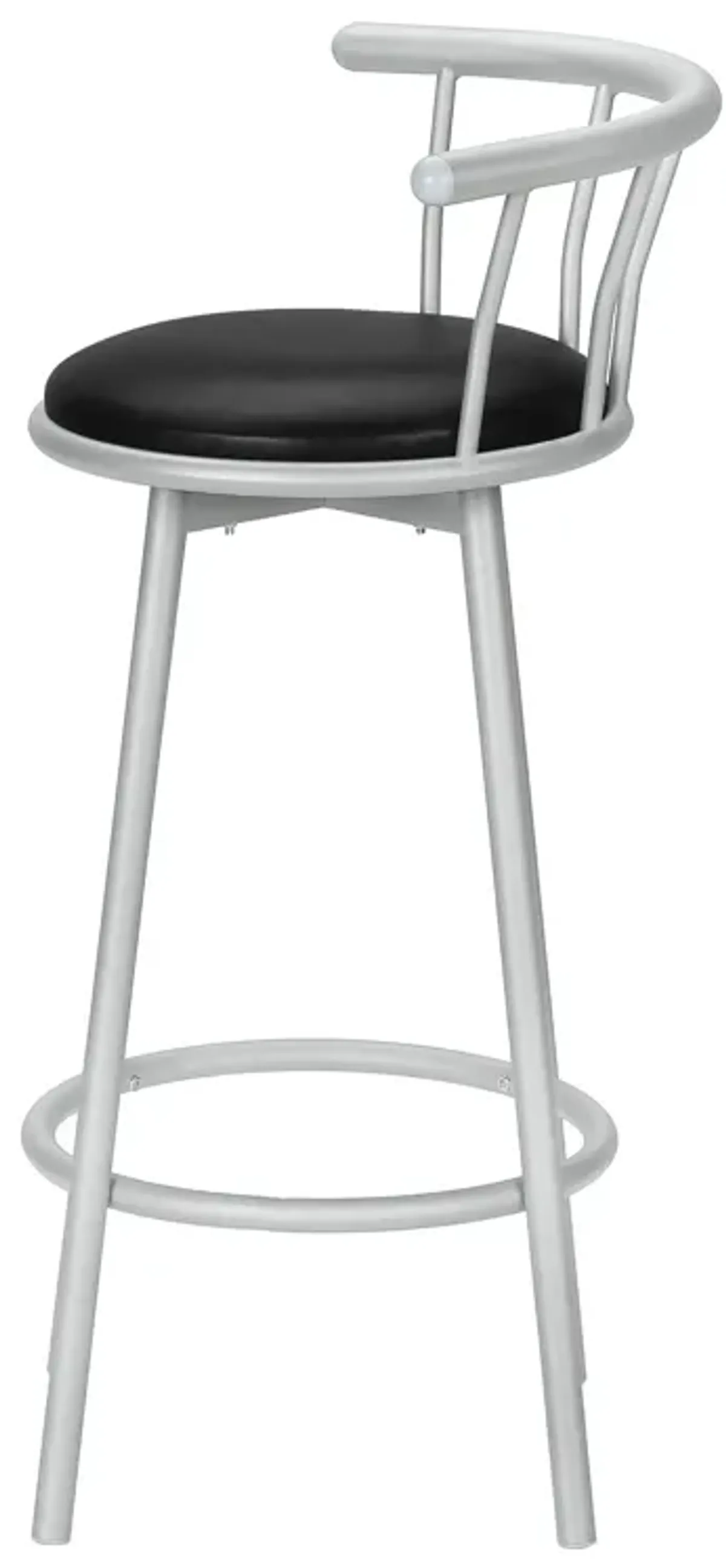 Swivel Stool Bar Height, Stylish Design Contemporary & Modern (Set of 2)