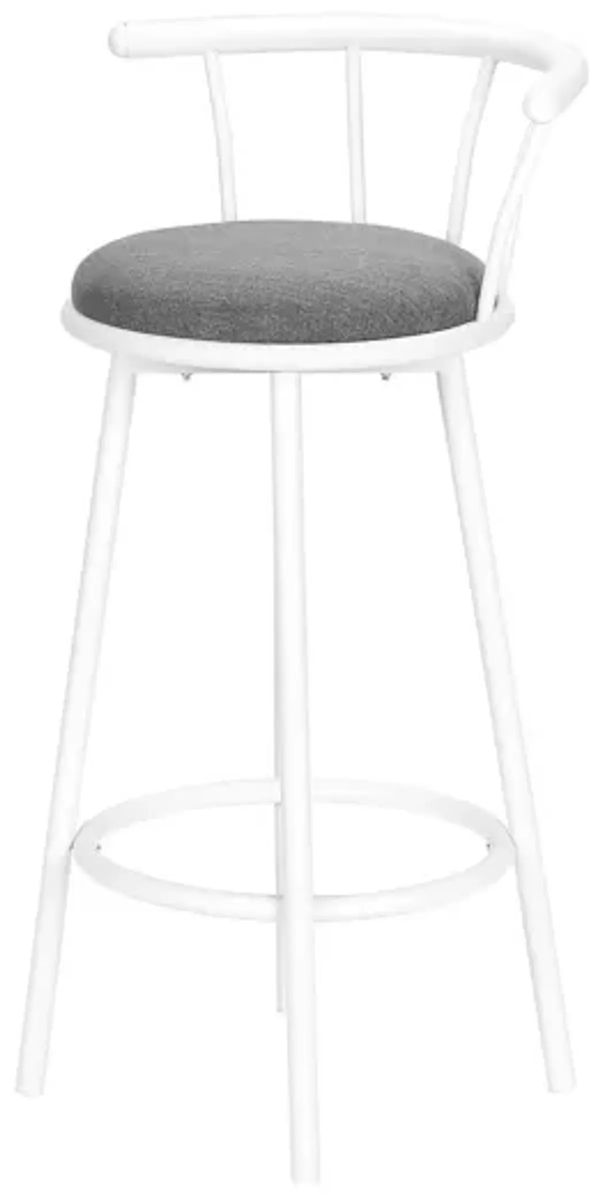 Swivel Stool Bar Height, Stylish Design Contemporary & Modern (Set of 2)