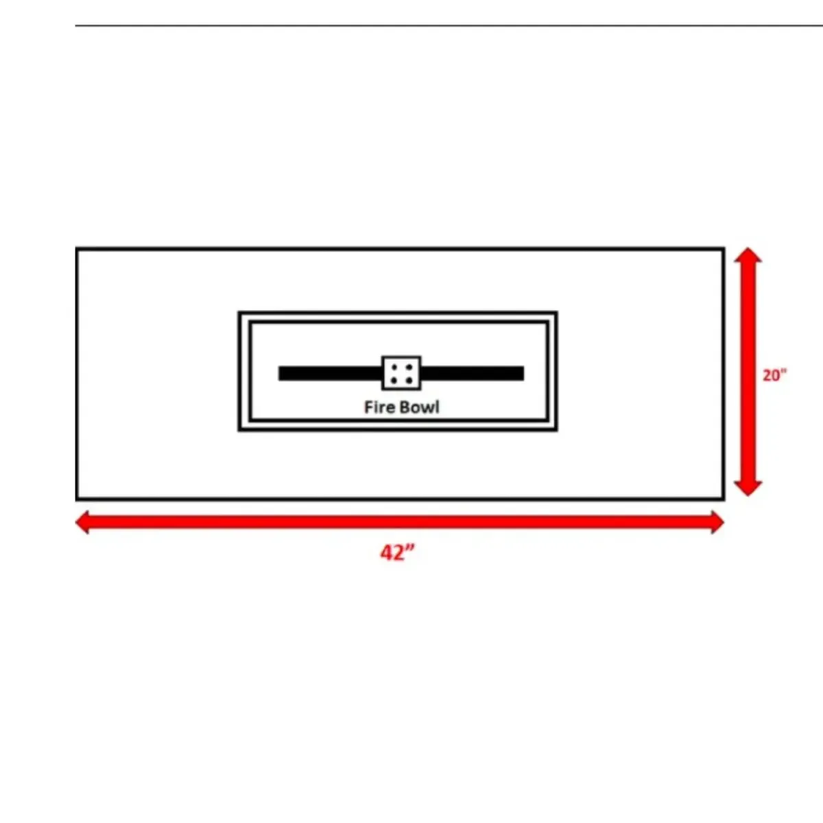 Reinforced - Propane Outdoor Fire Pit Table