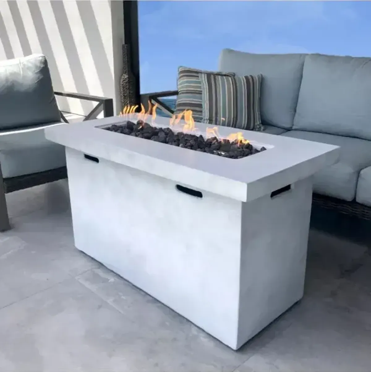 Reinforced - Propane Outdoor Fire Pit Table