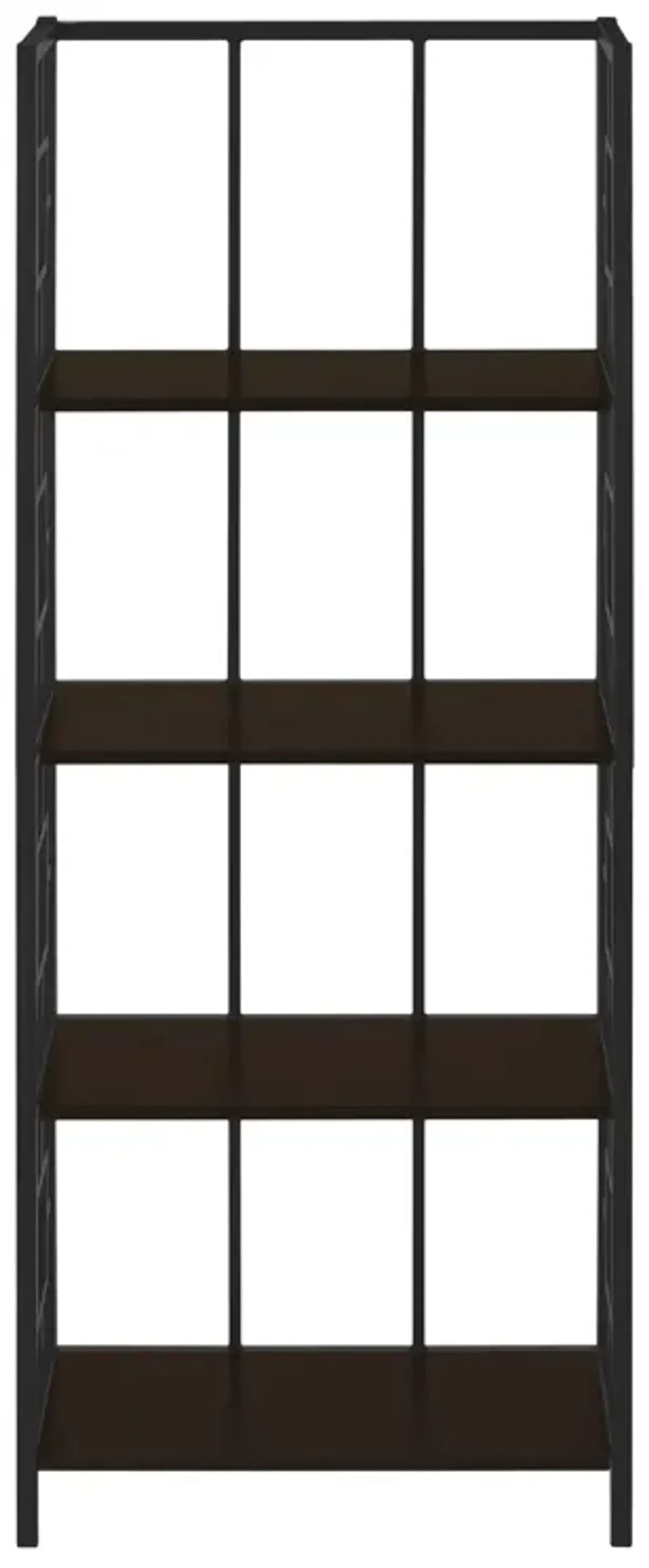 Bookshelf, Bookcase, Etagere, 4 Tier, For Office, Contemporary & Modern - Espresso