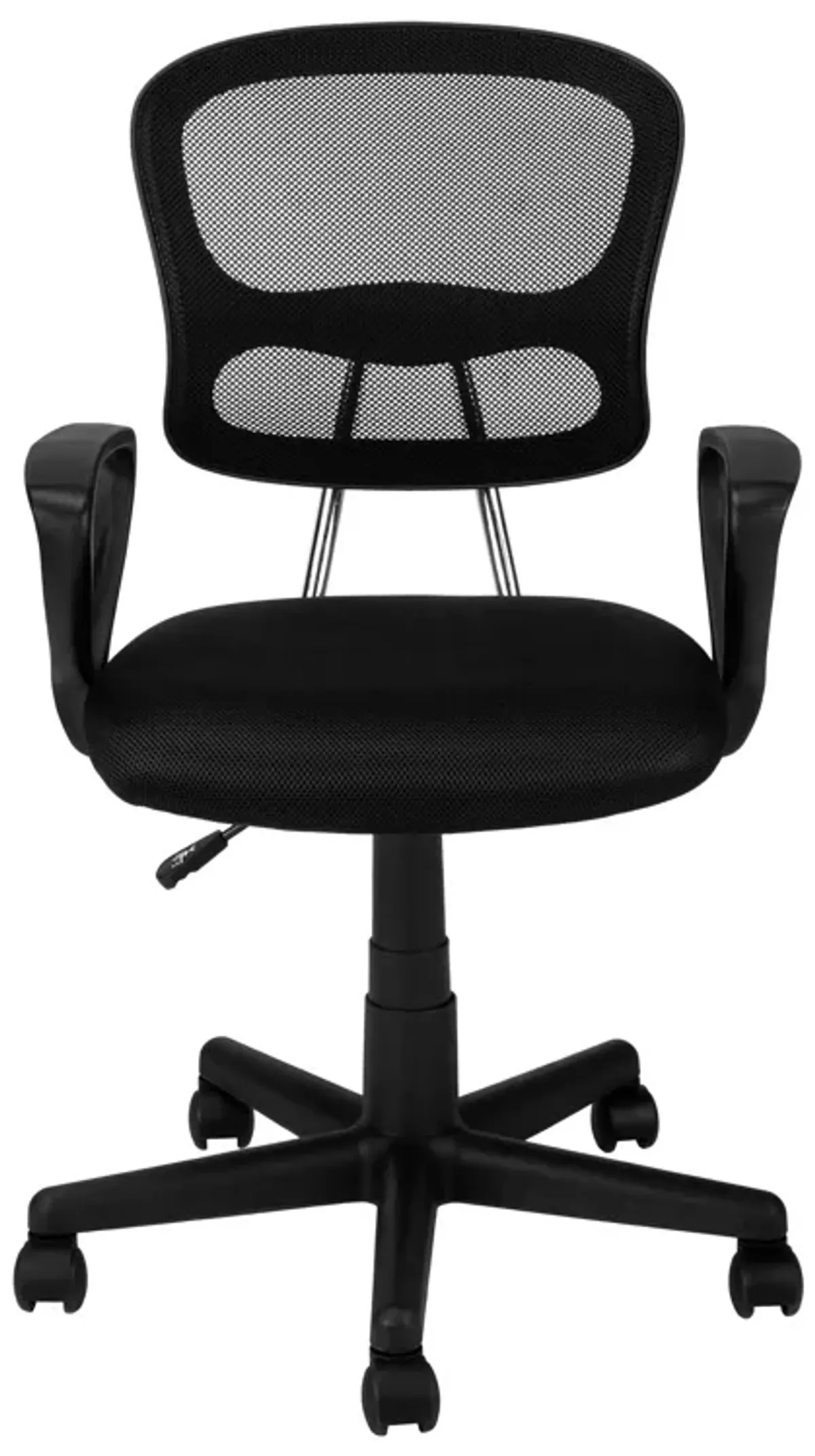 Office Chair, Adjustable Height, Swivel, Ergonomic, Armrests, Mesh, Contemporary / Modern - Black