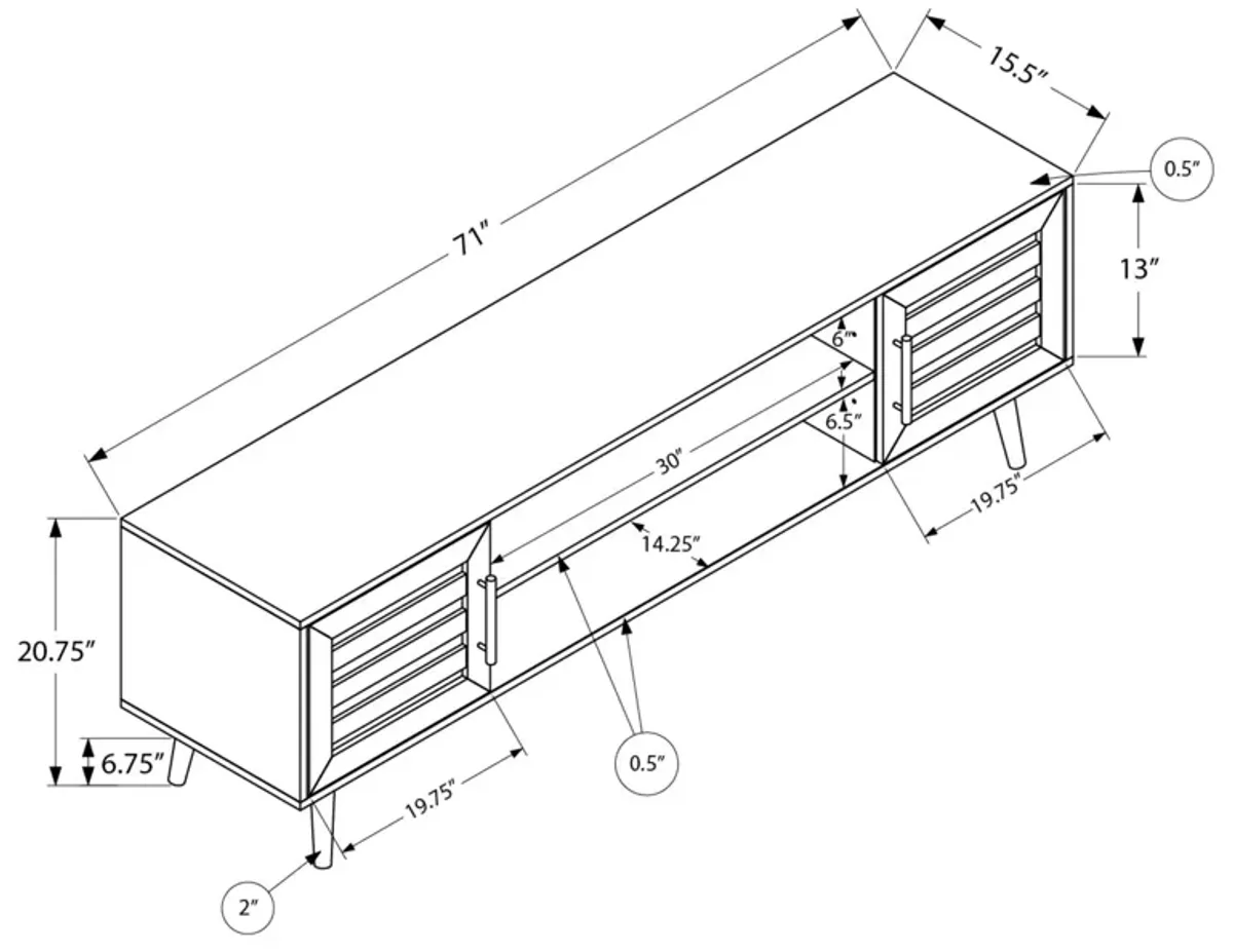 TV Stand, Console, Media Entertainment Center, Storage Cabinet, Transitional