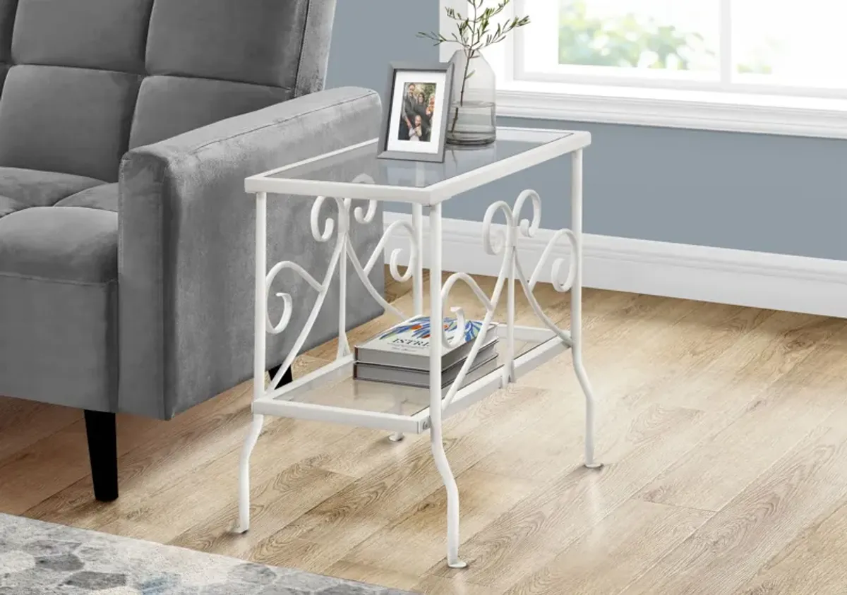 Elegant Design Accent Table, Side Traditional