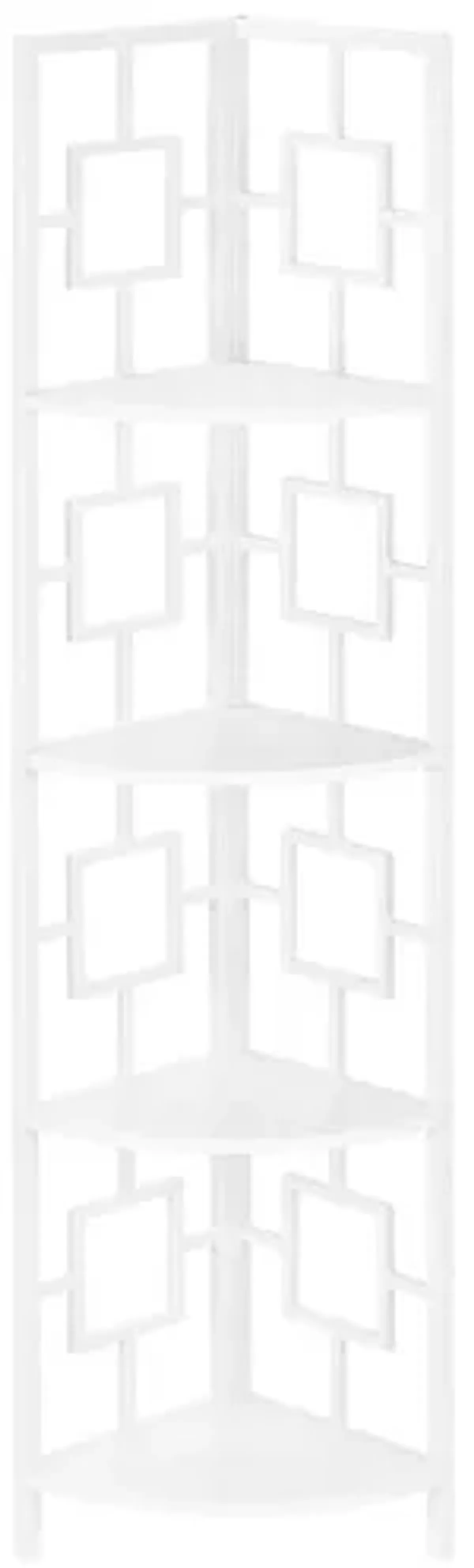 4 Tier Bookshelf, Bookcase, Etagere, Corner, For Office, Contemporary & Modern