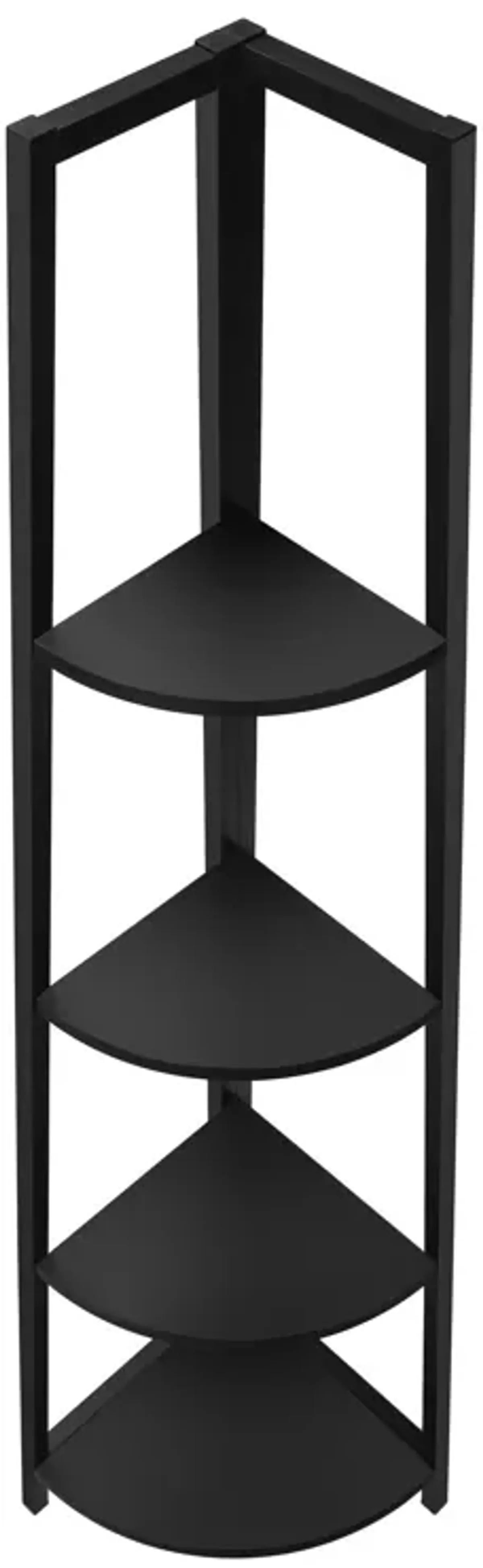 Bookshelf, Etagere, Corner, 4 Tier, Office, Contemporary & Modern