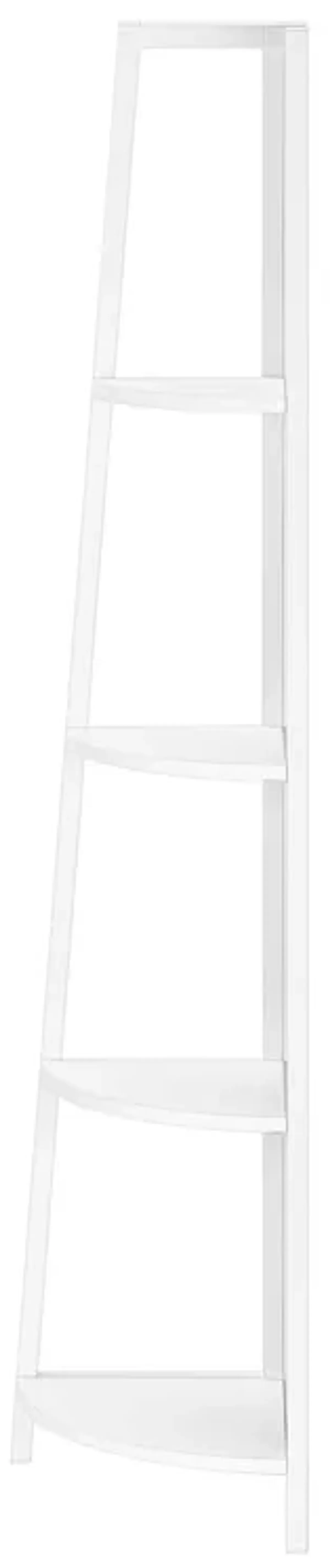 Bookshelf, Etagere, Corner, 4 Tier, Office, Contemporary & Modern