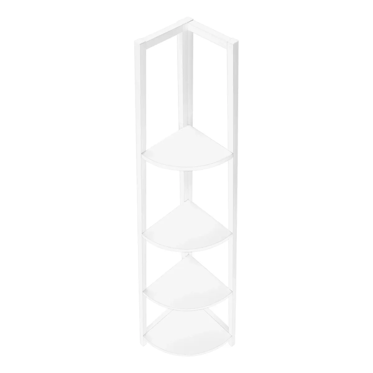 Bookshelf, Etagere, Corner, 4 Tier, Office, Contemporary & Modern