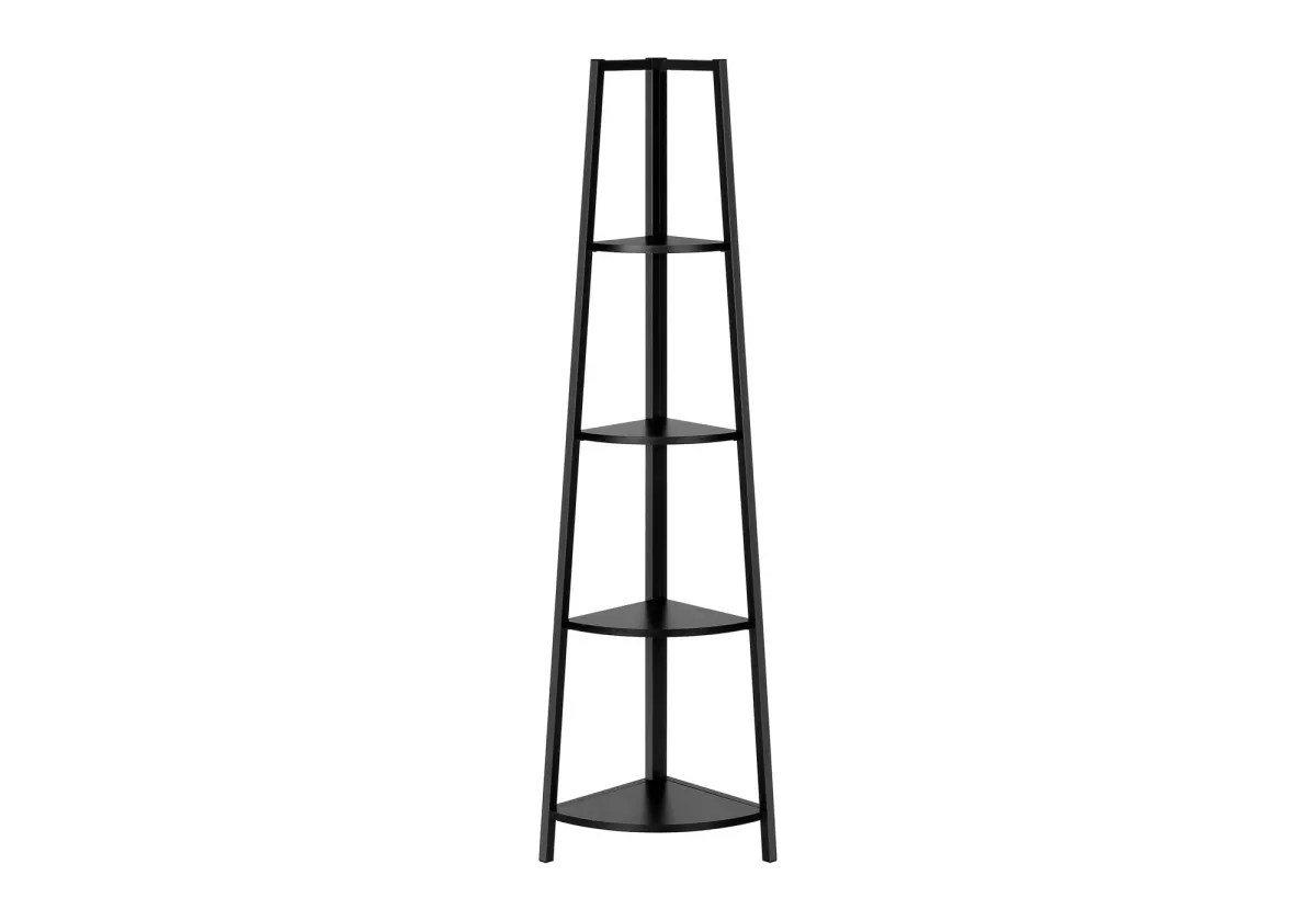 Bookshelf, Etagere, Corner, 4 Tier, Office, Contemporary & Modern