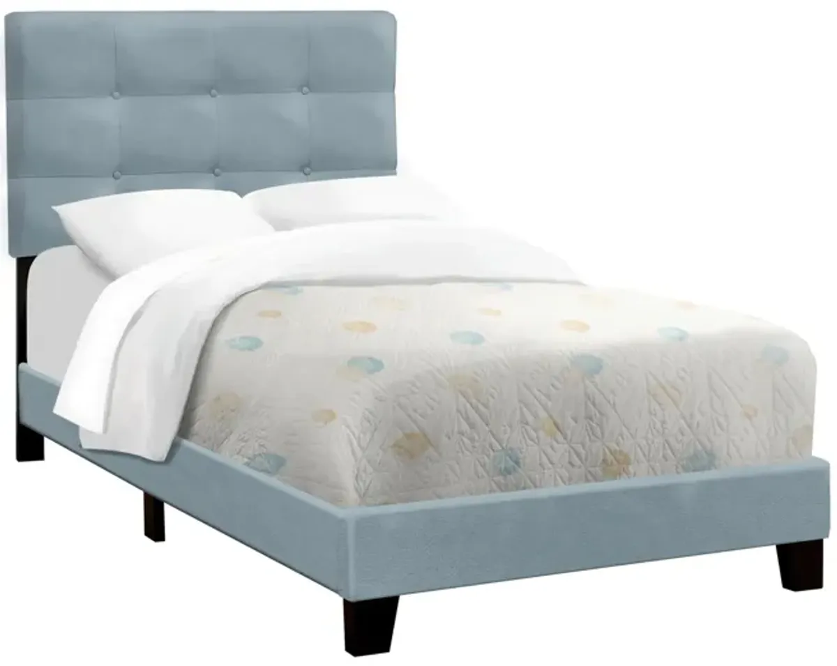 Bed, Upholstered, Frame Only, Transitional