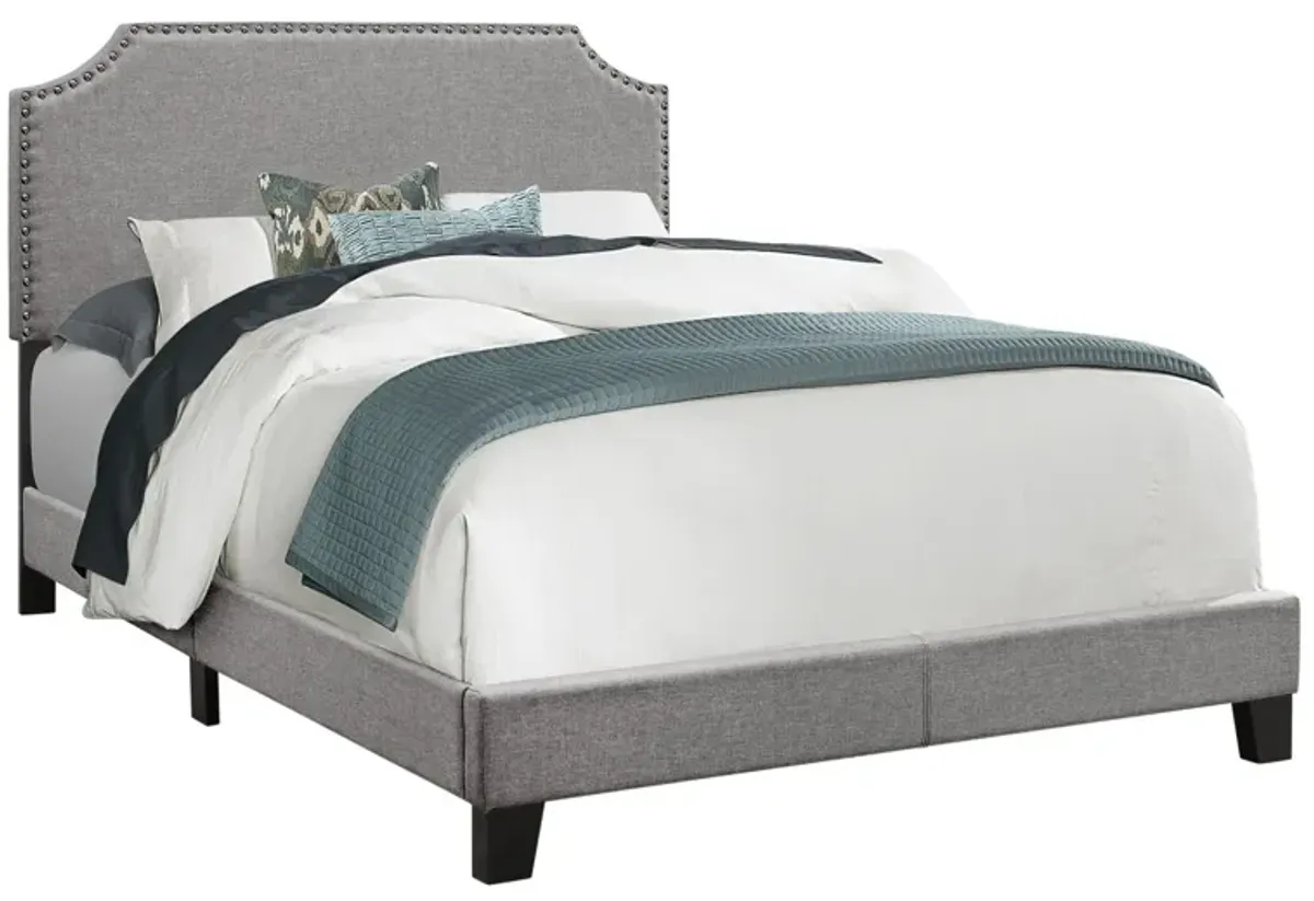 Bed Upholstered, Transitional