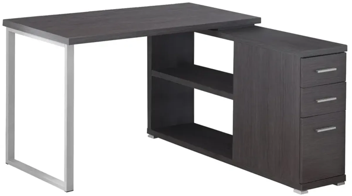 Computer Desk, Home Office, Corner, Left, Right Set - Up, Storage Drawers, L Shape, Laptop, And Contemporary & Modern