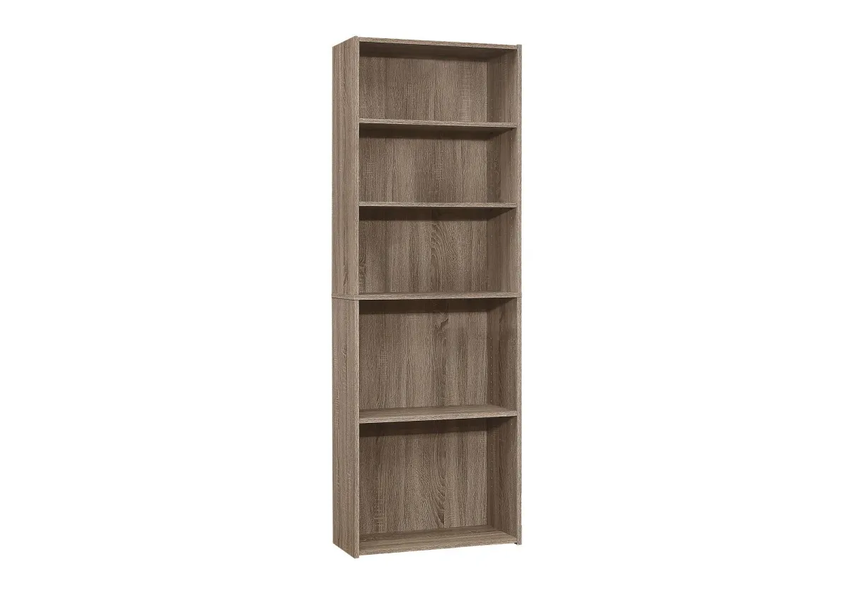 Bookshelf, Bookcase, 6 Tier, For Office, Transitional