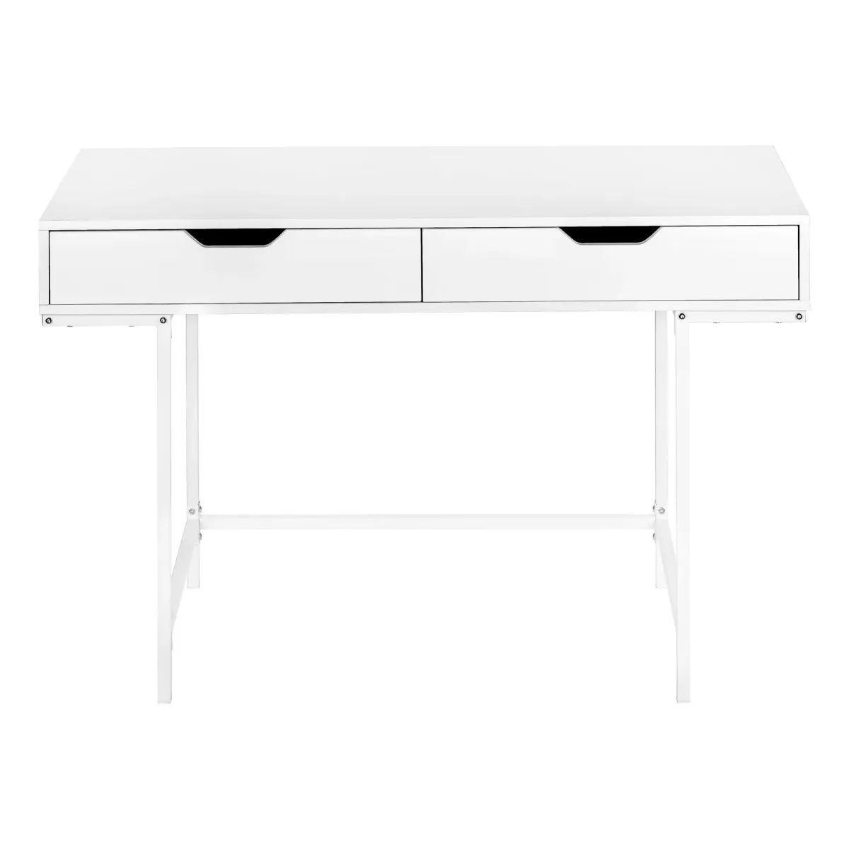 Computer Desk For Home Office, Storage Drawers, Marble Look Contemporary & Modern