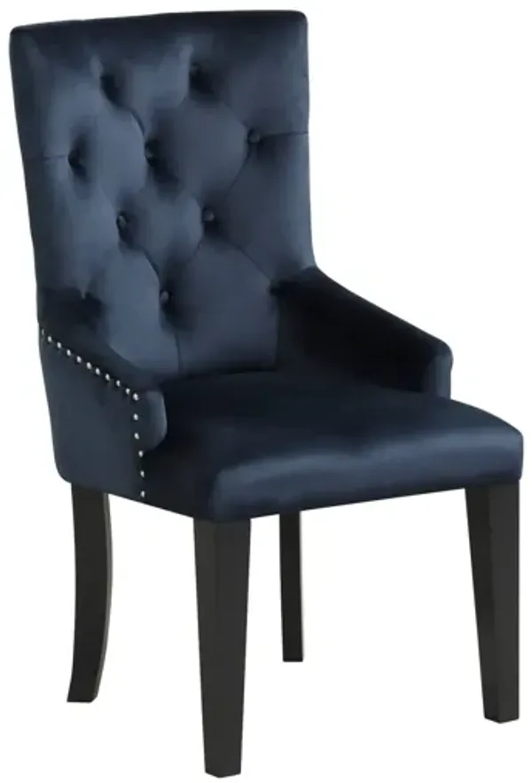 Varian II - Side Chair - Dark Navy