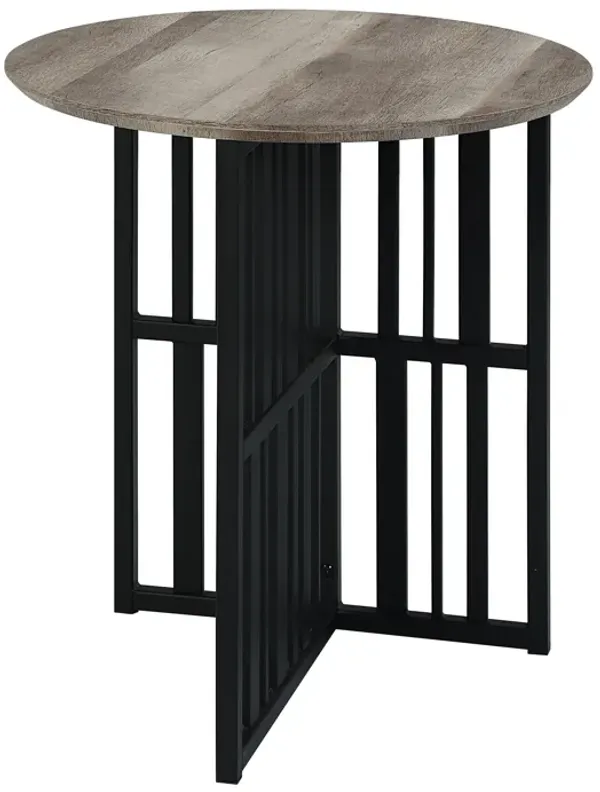 Zudora - End Table - Black / Oak