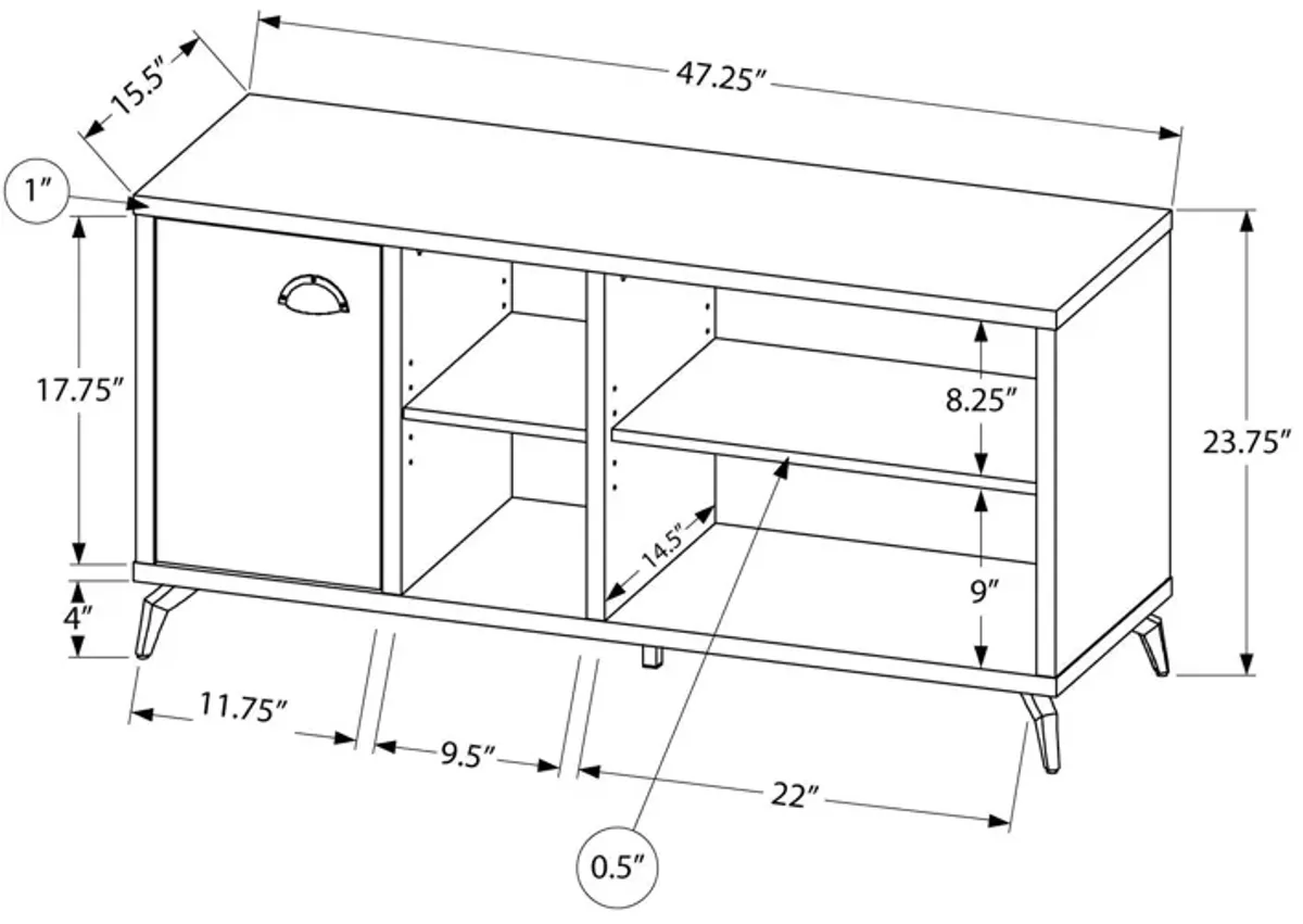 TV Stand, Console, Media Entertainment Center, Storage Cabinet, Contemporary & Modern