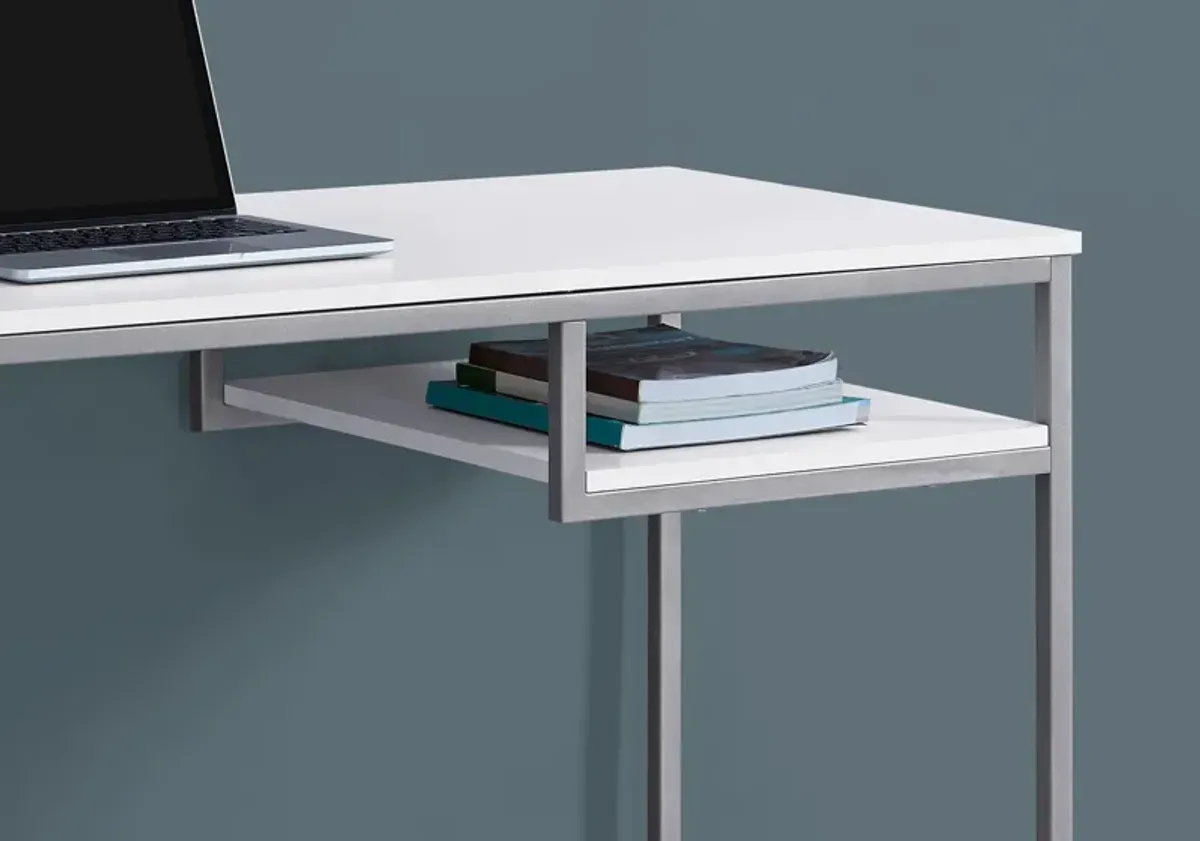 Computer Desk For Home Office, Compact Modern Design, Contemporary & Modern